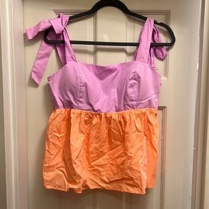 Lilly Pulitzer Purple Iris Anlee Cotton Top